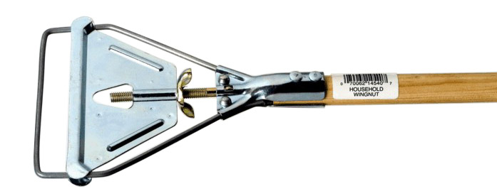 WOODEN, Mop, Cleaning, Handle, Metal, Janitor