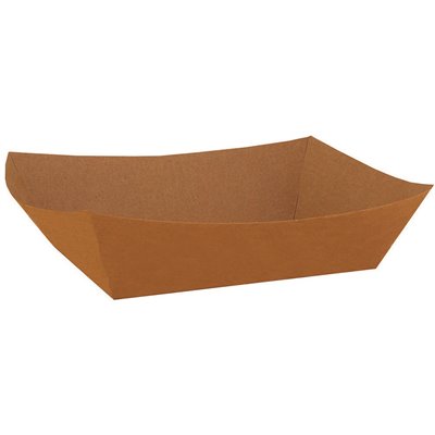 Tray, Food, Paper, Kraft, 2" x 1/2"  Southern Champion, 250 ct
