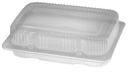 TO GO, Cont., PC-751, Plastic, Clear, Bandeja, Hinged-Lid, Plastifar, 200 ct /-cs