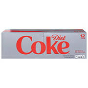 COCA COLA , Diet, Soda, Can, 12-12 oz
