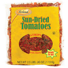 TOMATOES, Strips, Sun-Dried, Roland, 40 oz