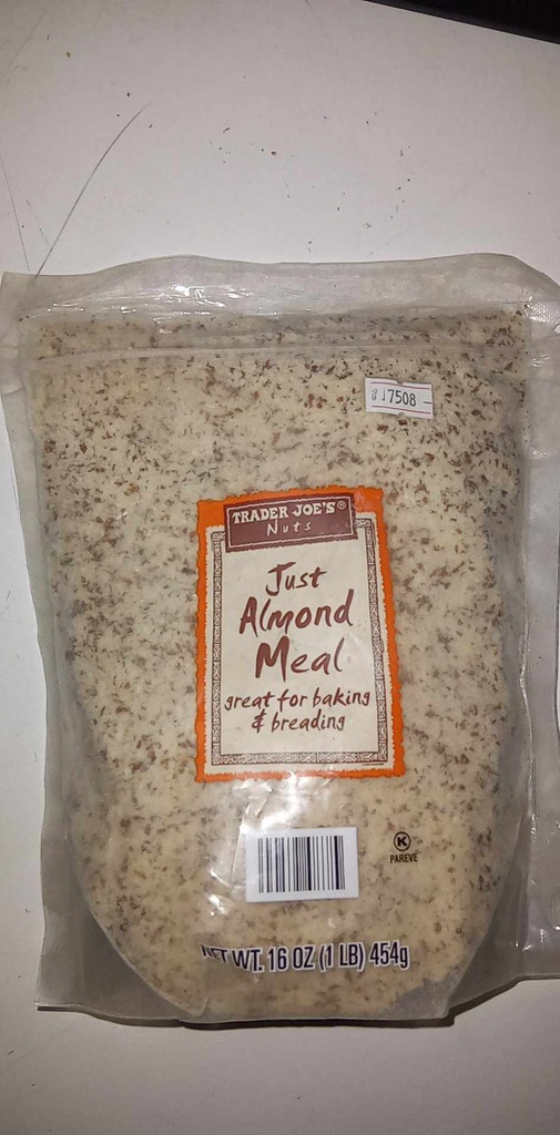 ALMONDS, Nuts, Grinet, Meal, Trader Joes, 16 oz 