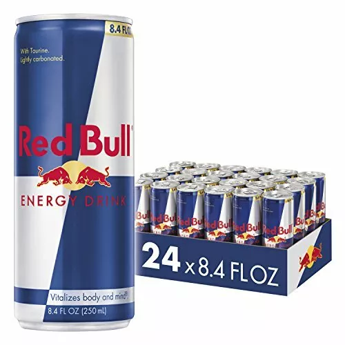 RED BULL, Soda, Can, 24-12 oz