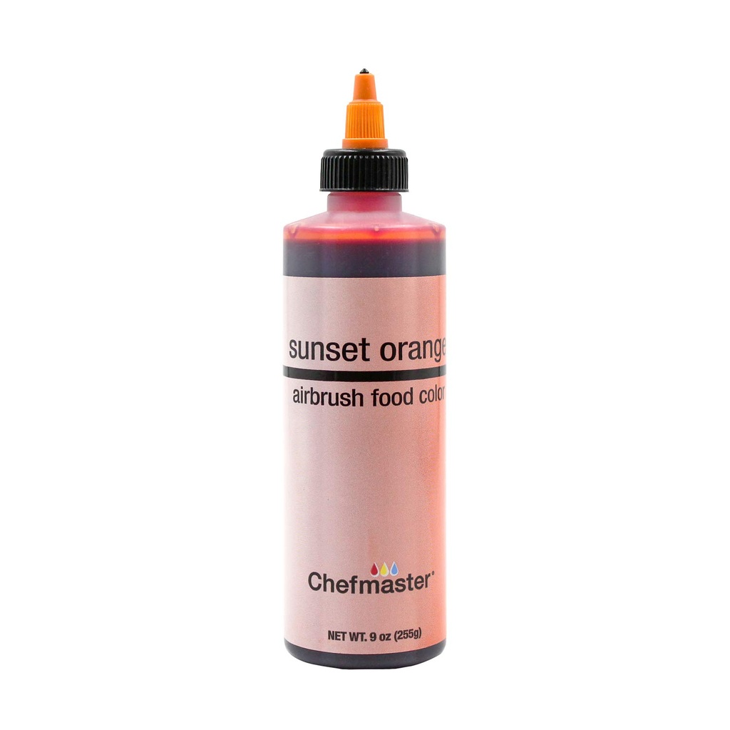 FOOD COLOR, Sunset, Orange, Chef Master, 9 oz  
