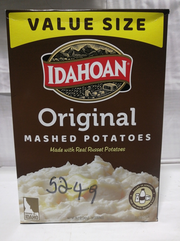 POTATOES, Mashed, Instant, Idahoan, 8-26.2 oz