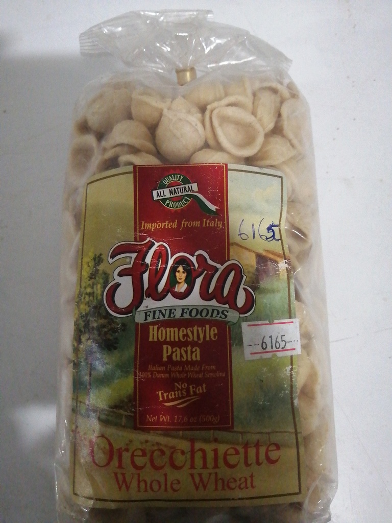 PASTA, Orecchiette, Whole Wheat, Flora, 17.6 oz 