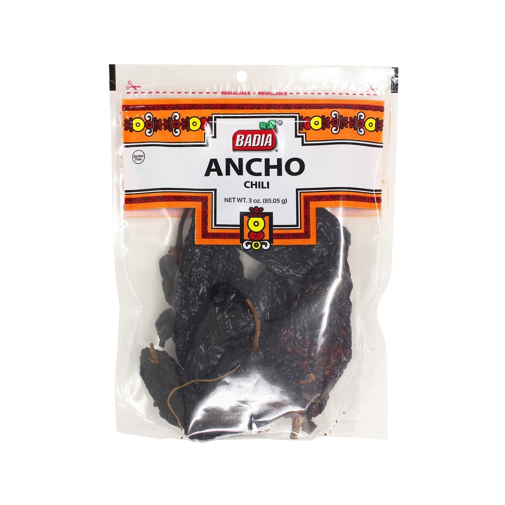 ANCHO, Chili, Badia, 6 oz 
