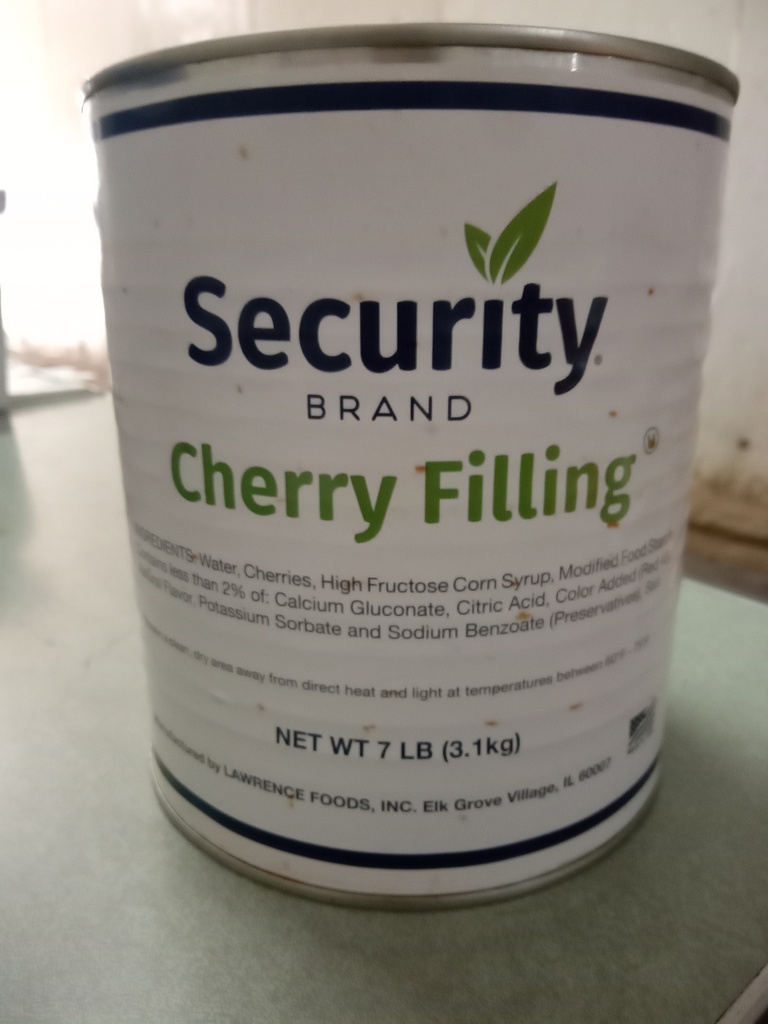 PIE FILLING, Cherry, Security Brand, 6 - 7 lb