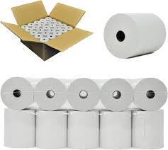 PAPER, Roll, Thermal, 2Ply, White, 3 1/8" X 200', ct 