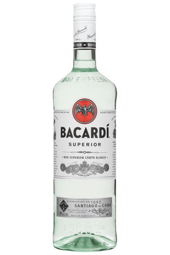 BACARDI, Rhum White, Superior, 1 lt