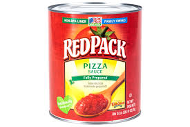 SAUCE, Pizza, Tomato, Red Pack, 6-6 lb