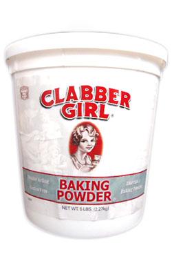 BAKING, Powder, Double Acting, Clabber Girl, 6-5 lb