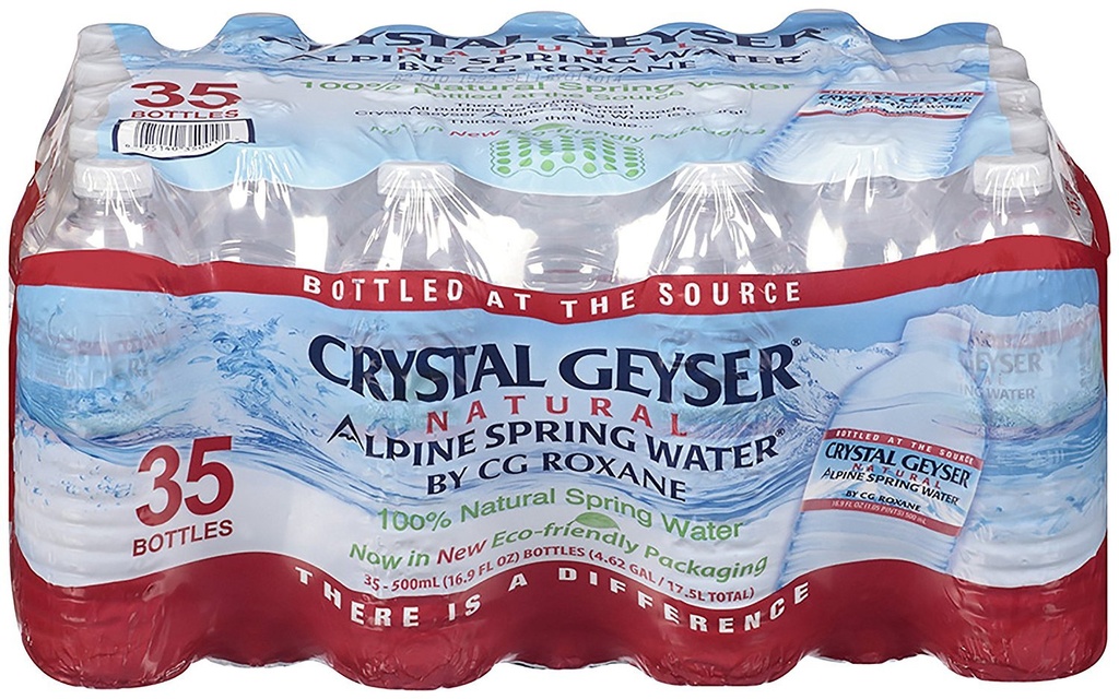 CRYSTAL, Water, Geyser, 500 ml, 35 Btl.,/CS 