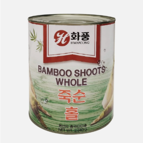 BAMBOO SHOOTS, Whole, Hwapoong, 6-2840 g