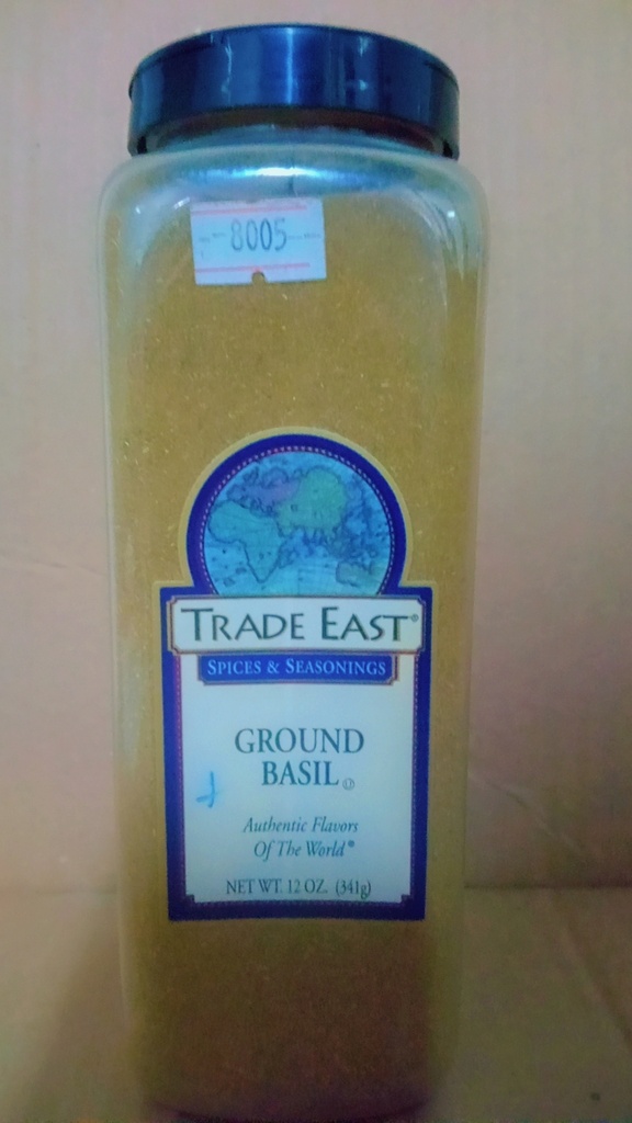 BASIL, Ground, Spice, Trade East, 6-12 oz