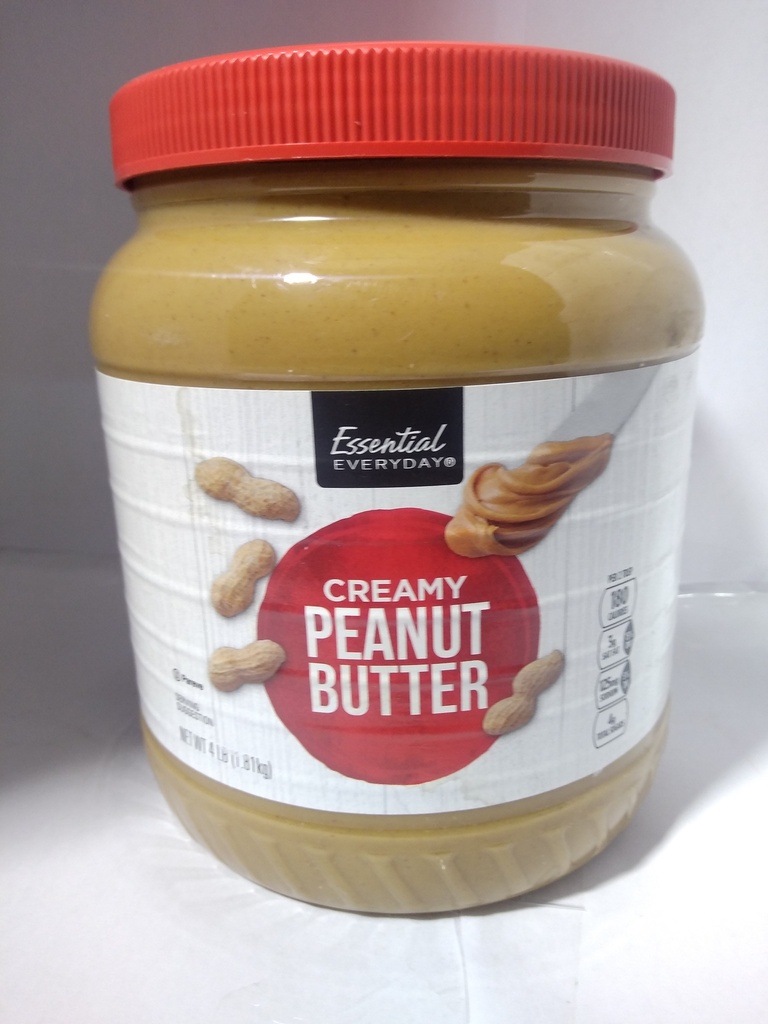 PEANUT BUTTER, Creamy, Essential Day, 6-64 oz