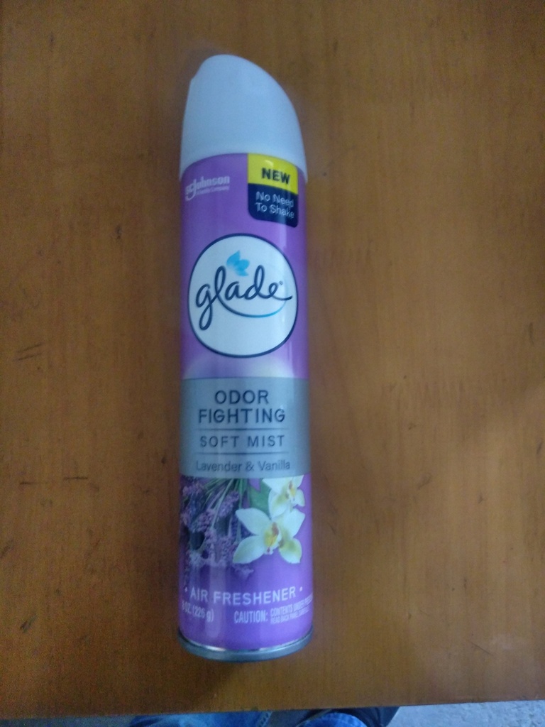 AIR FRESHENER, Glade, Lavender & Vanilla, SC Johnson, 6-8 oz 