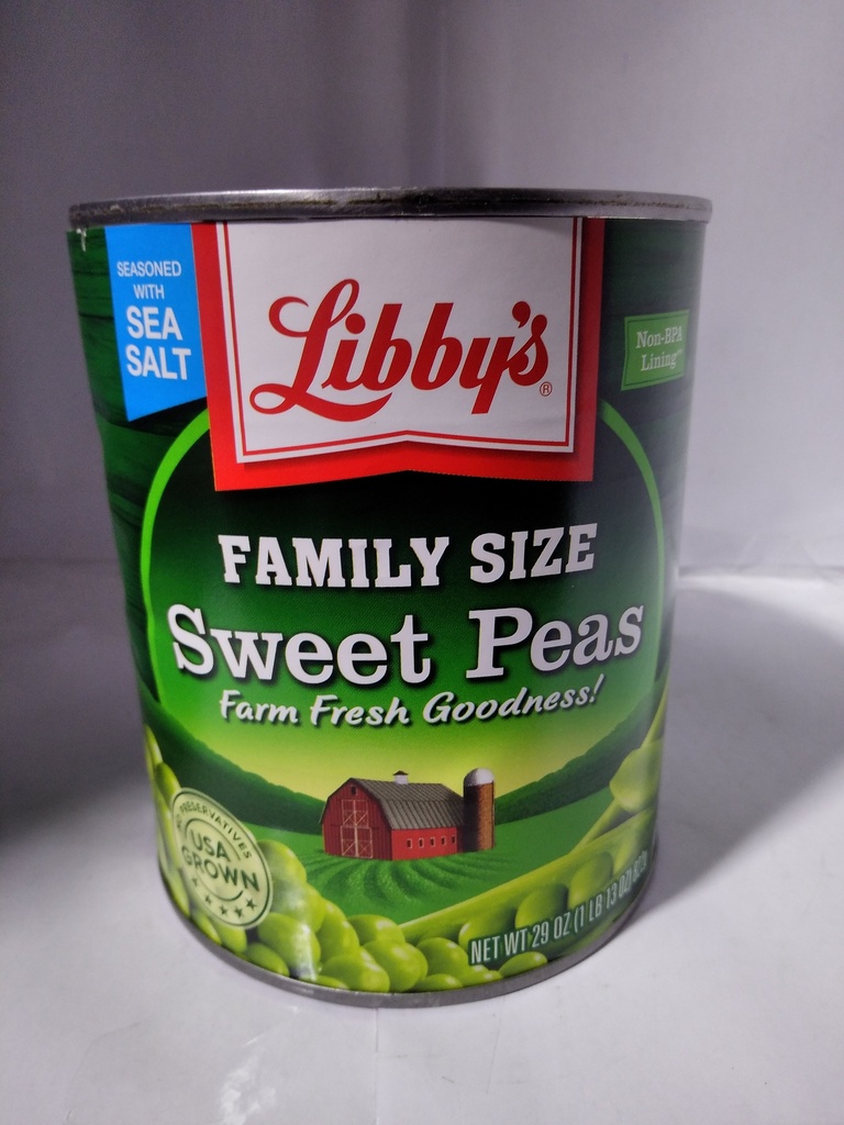 PEAS, Sweet, Libby's, 12-29 oz  
