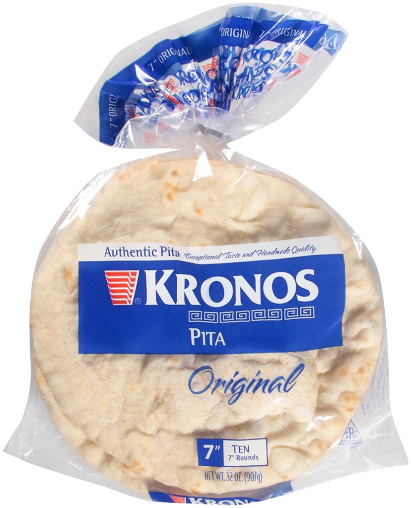 BREAD, Pita, Original, 12oz, Toufayan, 12-6ct