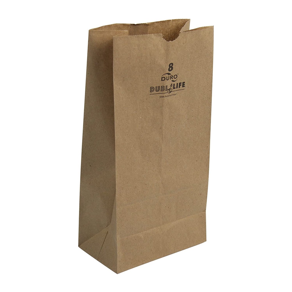 BAG, Paper, Kraft, #8, Premium, 500 ct /-