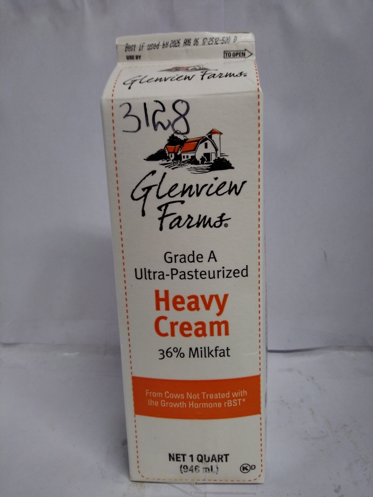 HEAVY CREAM, Glenview Farms, 12-32 oz 