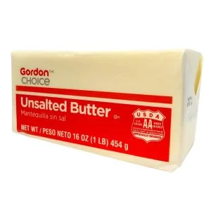 BUTTER, Unsalted, Gordon Choice, 36-1 lb