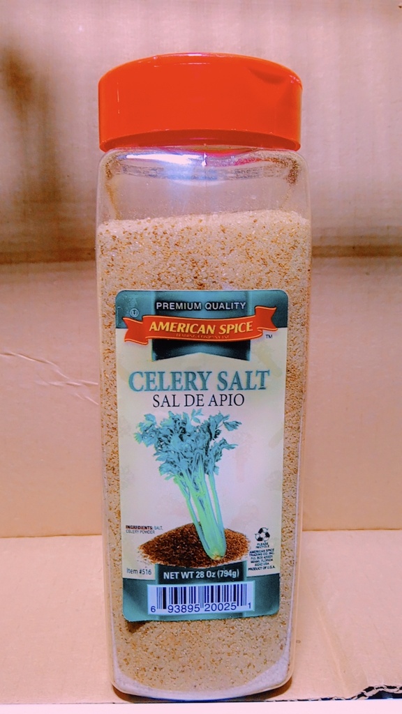 CELERY SALT, American Spice, 6-28 oz 