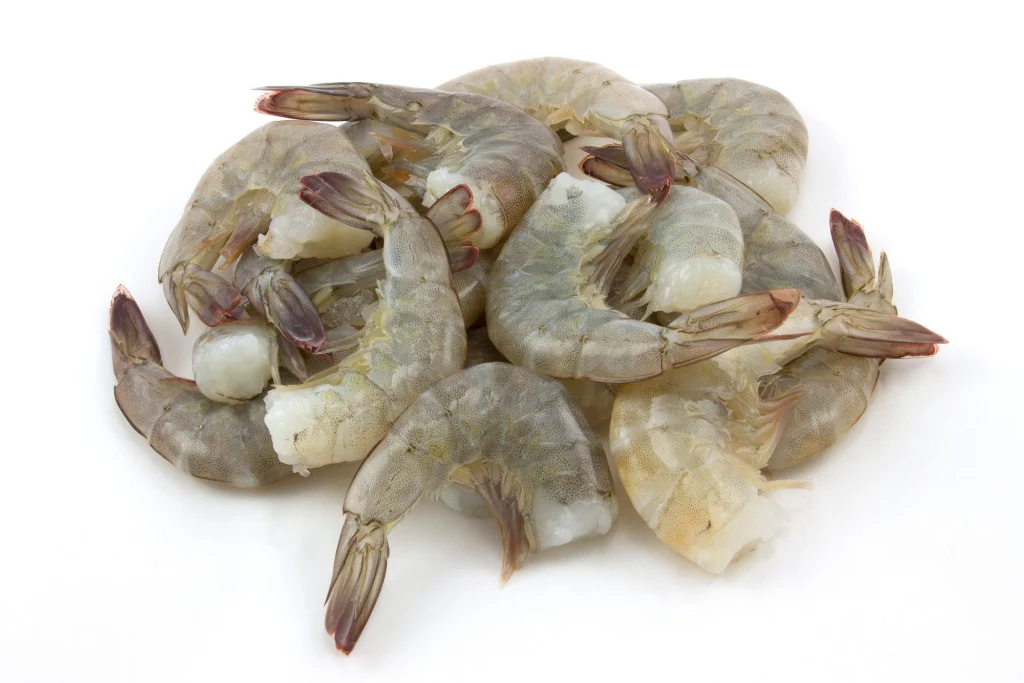 SHRIMP, White,  21/25, Headless, Shell on, Frozen, Apac, lb   