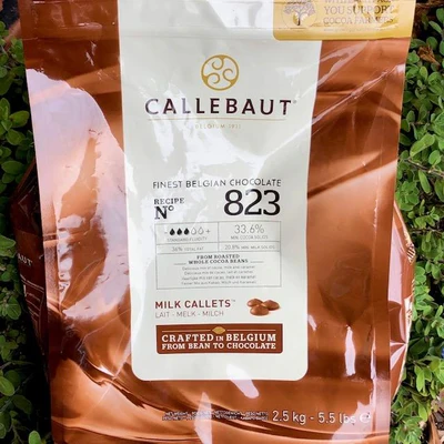 CHOCOLATE, Milk, Callets, # 823, Finest, Belgian, Callebaut, 5.5 lb