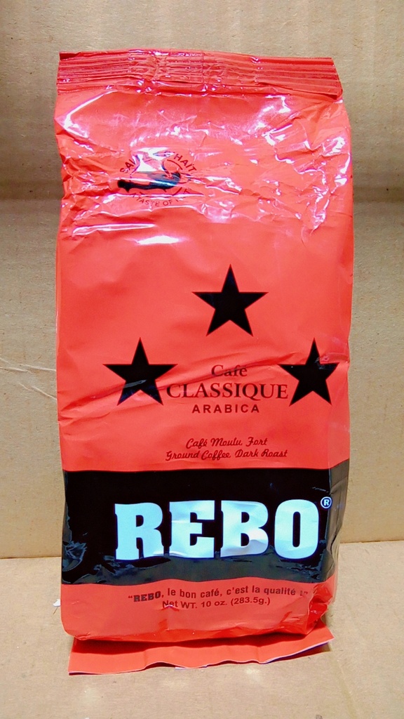 COFFEE, Ground, Arabica, Classique, Rebo, 40-10 oz  