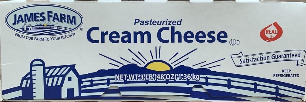 CREAM, Cheese, James, Farm, 10-3 lb