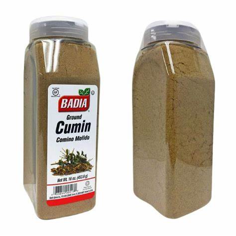 CUMIN, Seed, Badia, 6-16 oz 