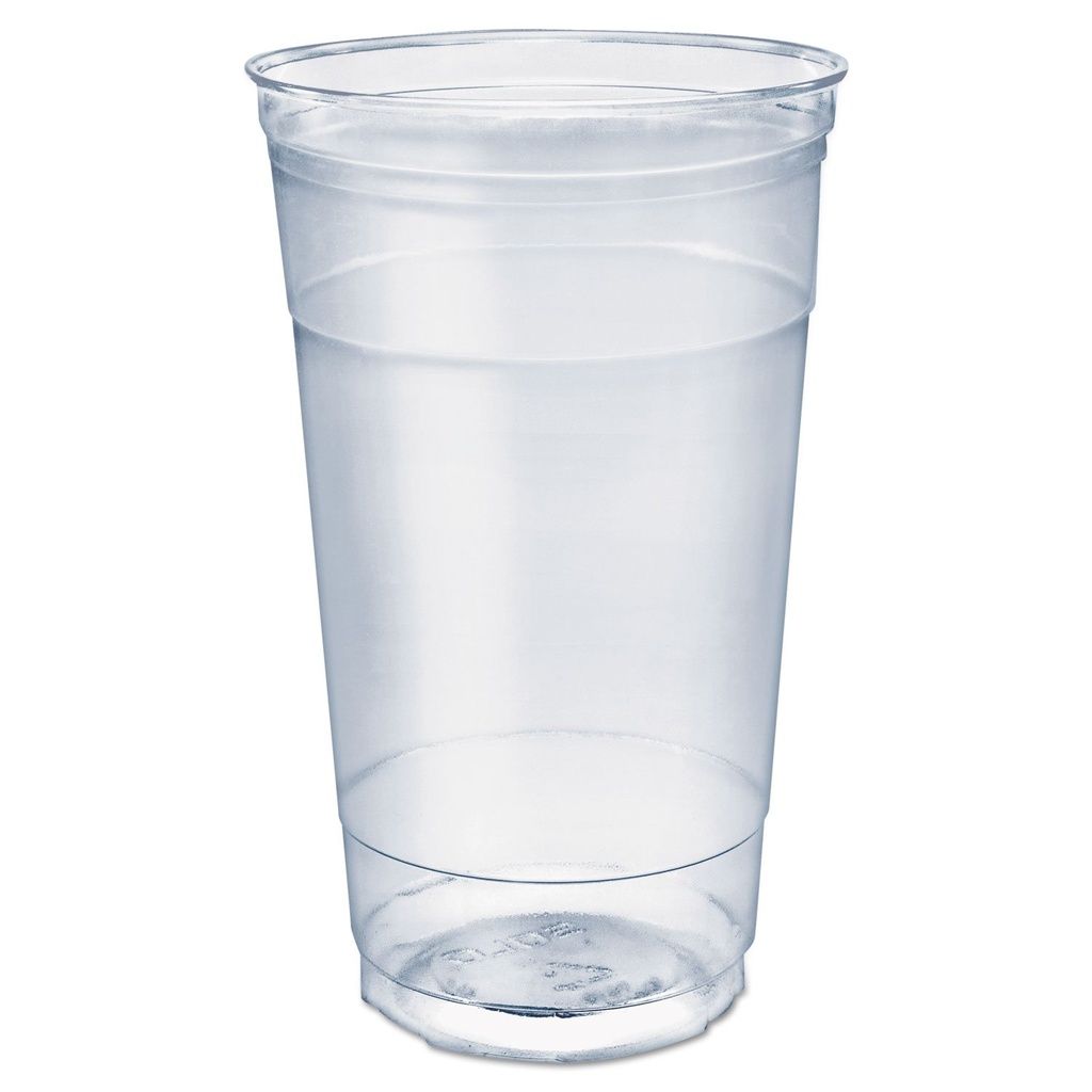 CUP, 32 oz, Plastic, Clear, Cold, Drink, Pete Feneline, 6-50 ct 
