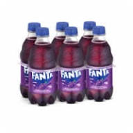 FANTA, Grape, Soda, Plastic, Btl., 12-20 oz 