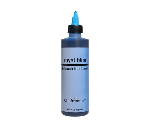 FOOD COLOR, Blue, Royal, Airbrush, Chef Master, 9 oz