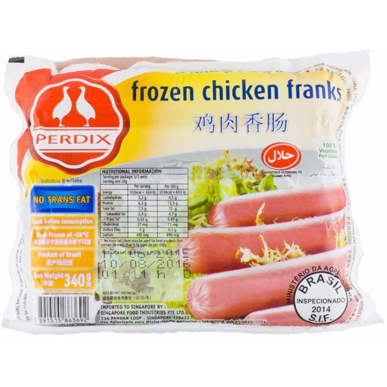 HOT DOG, Chicken, Frozen, Perdix, lb