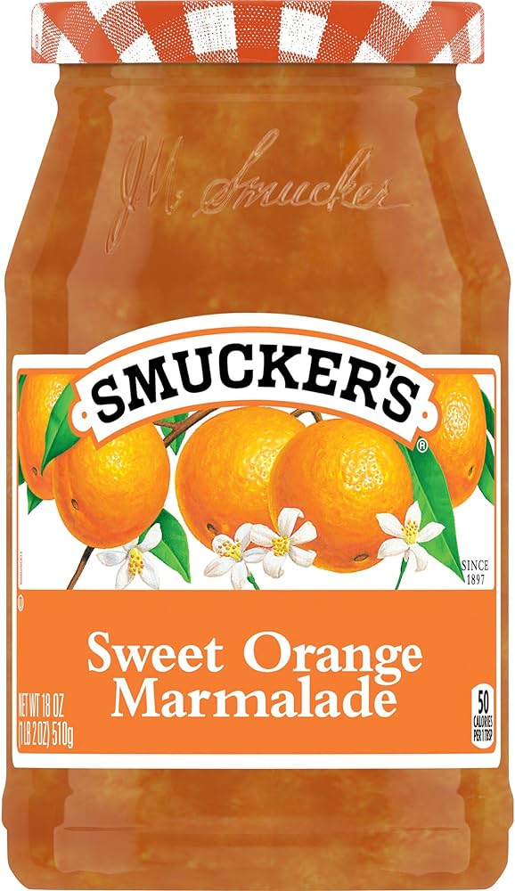 JAM, Marmalade, Orange, Sweet, Smucker's, 6-3 lb