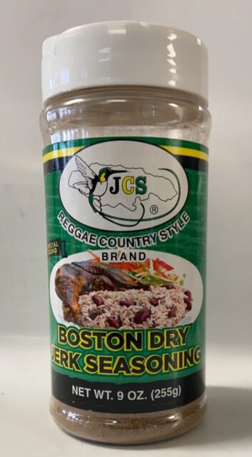 JERK SEASONING, Blend, Boston Dry, 12-9 oz
