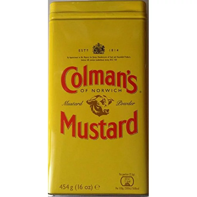 [7020-US] MUSTARD, Powder, Colman's, Of Norwich, 12-16 oz 