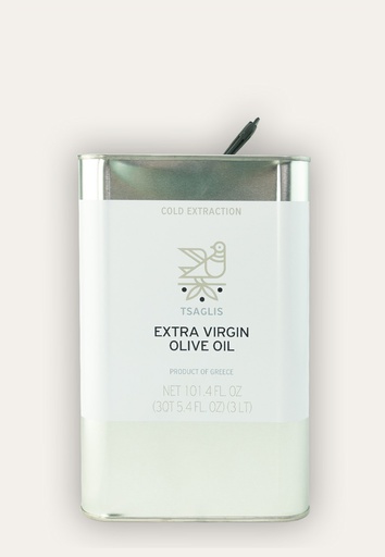 [7182-US] OIL, Olive, Extra Virgin, Tsaglis, 4-3 lt