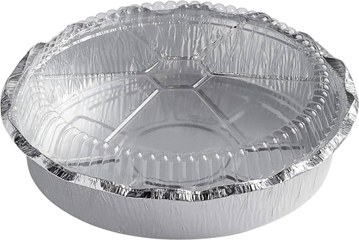 [100112-US] TO GO, Cont., 7", Foil Pan, Round, Dome Lid Inc., Choice, 200 ct /-cs