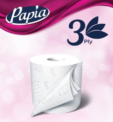 [9434-LC] TOILET PAPER, Papia, 40 rolls/cs