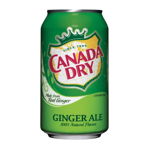 [2205a-US/DR] GINGER ALE, Soda, Can, Canada Dry 12 oz