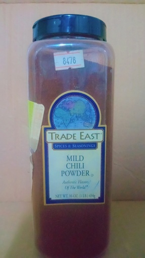 [8478-US] CHILI, Powder, Mild, Trade East, 6-16 oz 