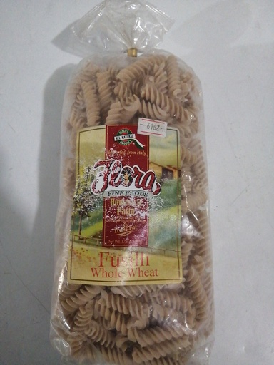 [6162-US] PASTA, Fusilli, Whole Wheat, Flora, 17.6 oz