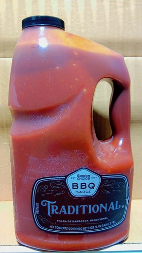 [7250-US] SAUCE, Barbecue, Traditional, Gordon Choice, 4-128 oz