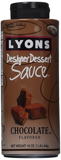 [3227-US] SAUCE, Chocolate, Designer Dessert, Lyons, 16 oz 