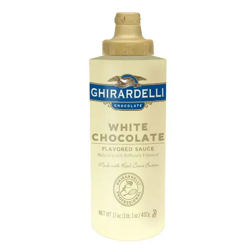 [3220-US] SAUCE, Chocolate, White, Ghirardelli, 17 oz