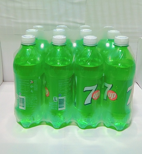 [2235-LC] SEVEN UP, Soda, Plastic, Btl., 12-500 ml