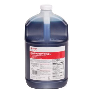 [7703-US] SYRUP, Blue, Raspberry, Gordon Choice, 4-128 oz 